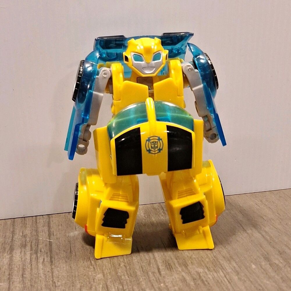Hasbro TOMY Bumblebee Transformers Action Figure Plastic Yellow Blue Autobot Car